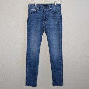 Calvin Klein* Men's Blue Denim Skinny Jeans~ Size 33" x 32"